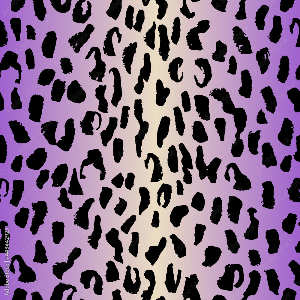 Leopard neon seamless pattern, animal gradient print Leopard neon seamless pattern, animal gradient print