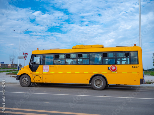 Chinese yellow school bus