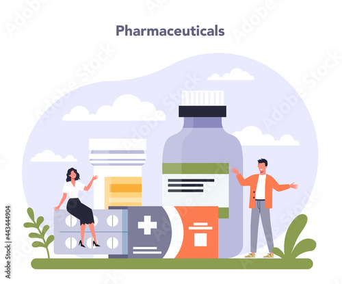 Biotechnology industry sector of the economy. Healthcare products