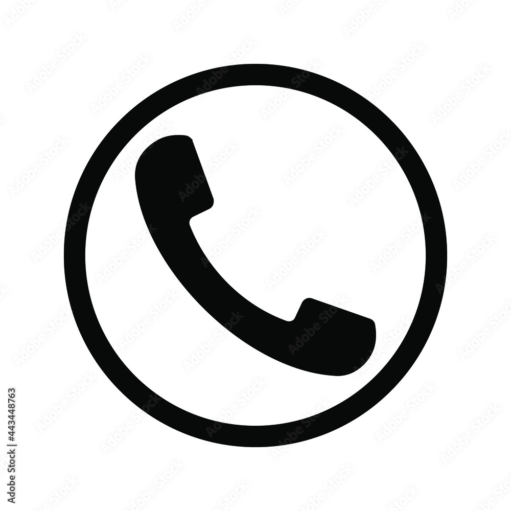 Cell phone vector icon. Telephone call icon. Ringing phone icon Cell phone vector icon. Telephone call icon. Ringing phone icon