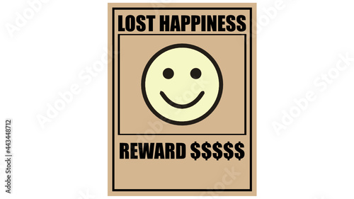 Lost poster, Lost happiness