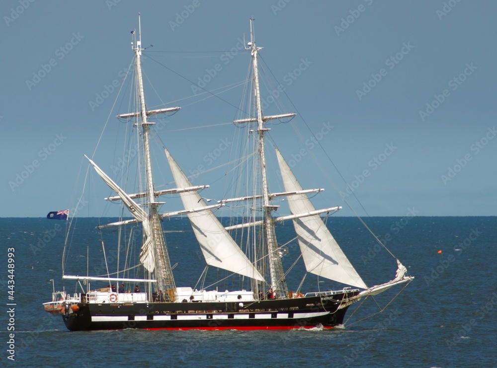 Tall ship The Royalist - sail training, sailing ship 