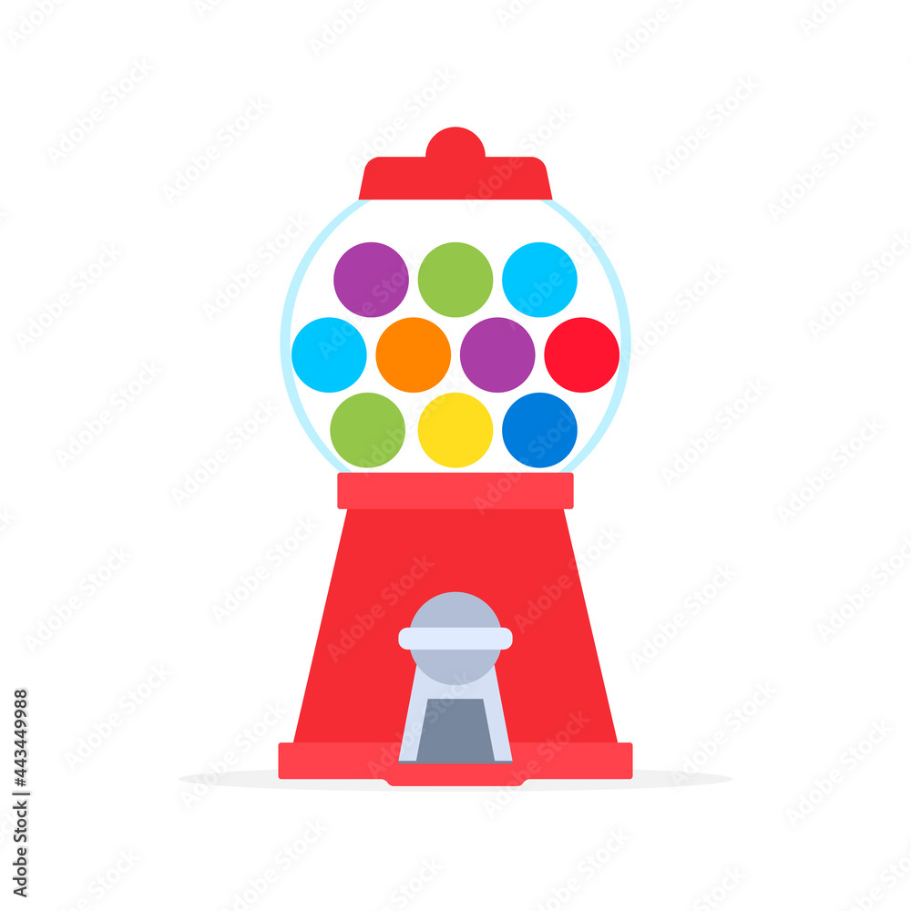 Gumball machine icon. Clipart image isolated on white background Stock ...