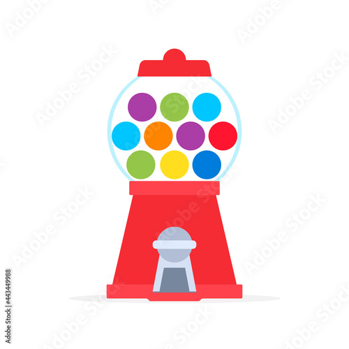 Gumball machine icon. Clipart image isolated on white background