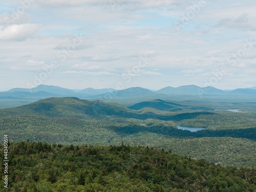 View from Saint Regis Mountain  in the Adirondack Mountains  New York