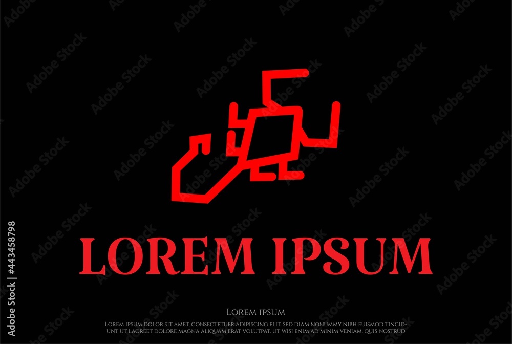 Letter S for Scorpio Scorpion Line Outline Logo Design Letter S for Scorpio Scorpion Line Outline Logo Design