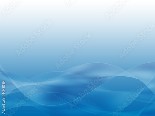 Abstract pastel blue background with wavy surface