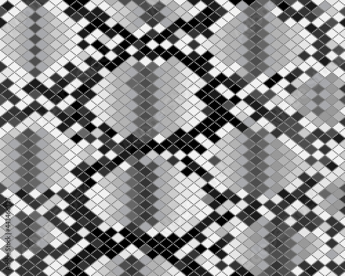 SVG Seamless  pattern of snake leather, gray color on a white background