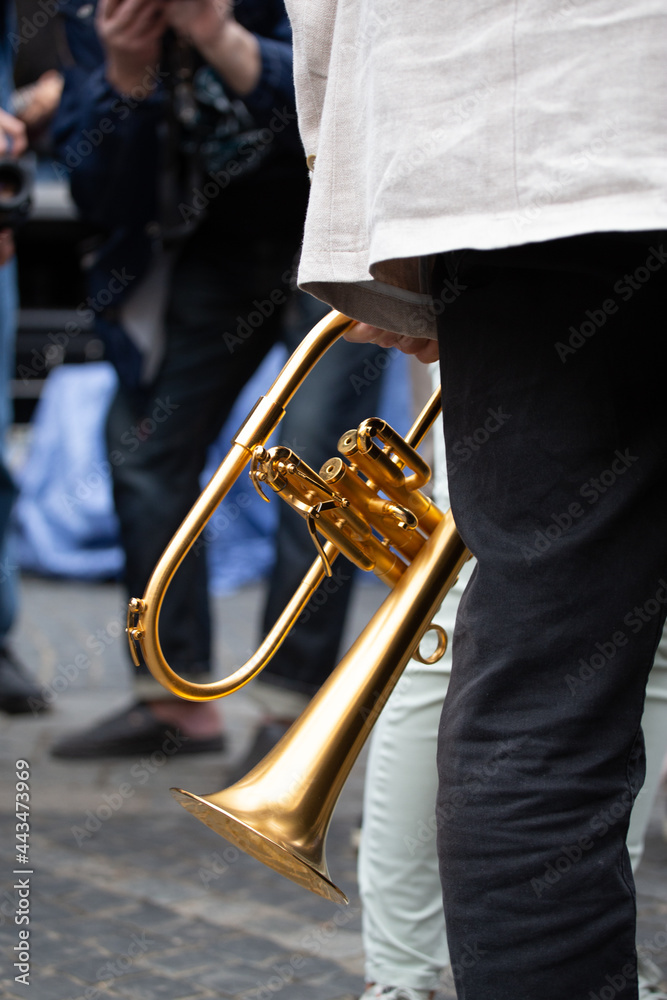 Obraz premium Jazz Festival in Warsaw Old Town