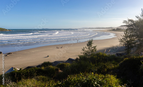 beach in the morning