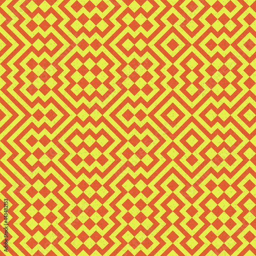 Abstract Geometric Pattern generative computational art illustration