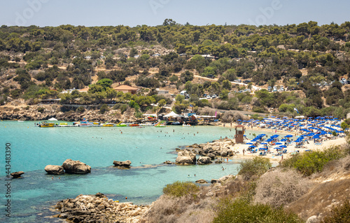 Fototapeta Naklejka Na Ścianę i Meble -  Konnos Beach in Protaras, Cyprus