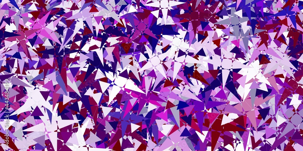 Light Blue, Red vector background with polygonal forms. Light Blue, Red vector background with polygonal forms.