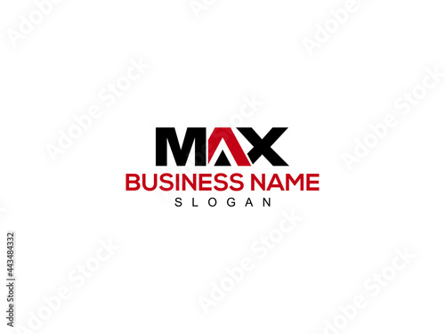 Letter MAX Logo Icon Vector Image Design For Your Business photo