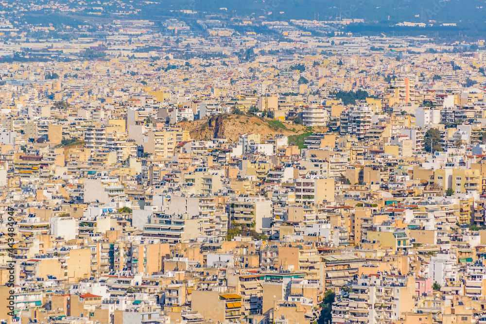 Cityscape Aerial View, Athens, Greece