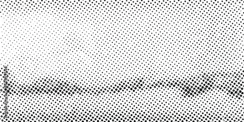 Halftone dotted scratched grungy background. Distress texture of dots and scratches. Dirty artistic design element for web, print, template and abstract background