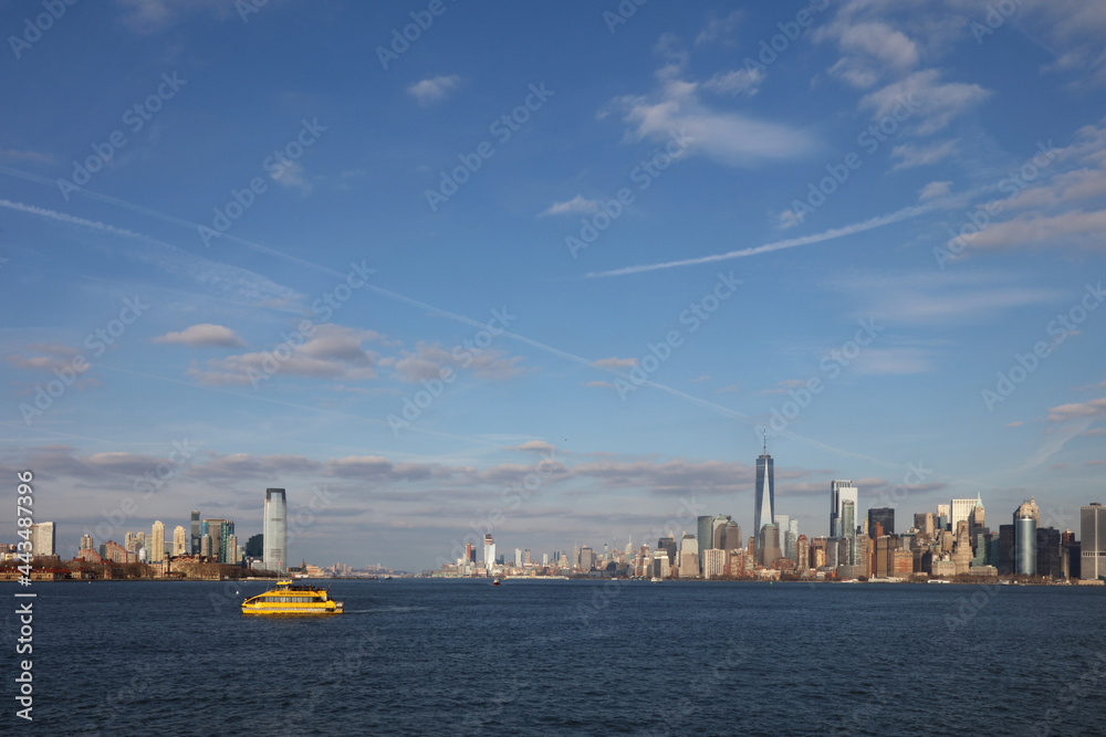 New York und Jersey Skyline / New York  and Jersey City Skyline /