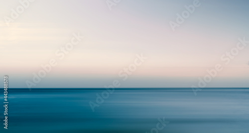 background of sea and sky at sunset with long exposure - minimalist backgrounds