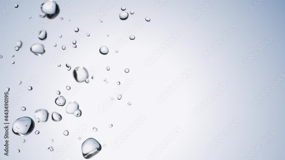 Rising water bubbles - loop