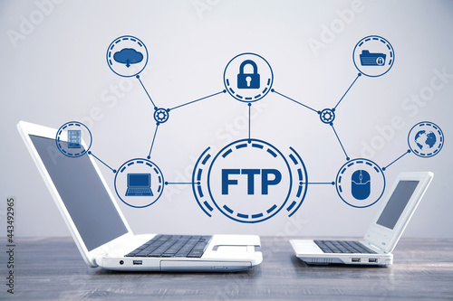 FTP. File Transfer Protocol. Internet. Technology photo