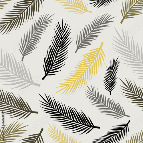 palm leaves pattern