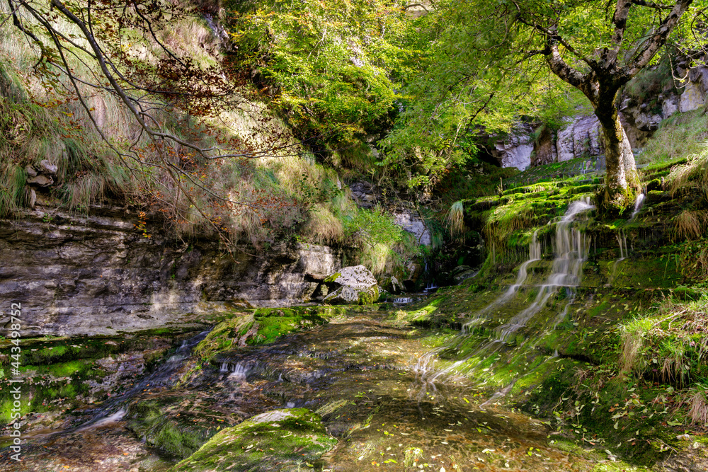 Fototapeta premium san miguel waterfall, Burgos, Spain.