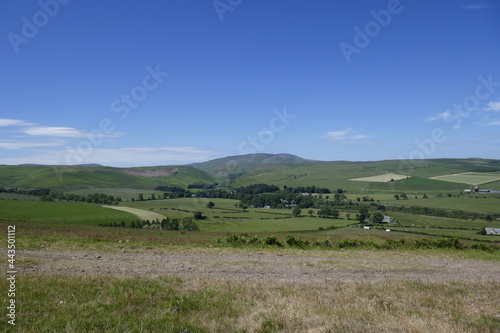 Rural landscape in the Northumberland National Park