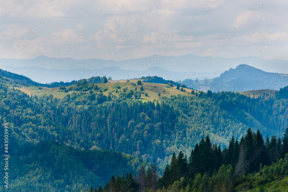 Carpathian mountains in Bukovina, Ukraine