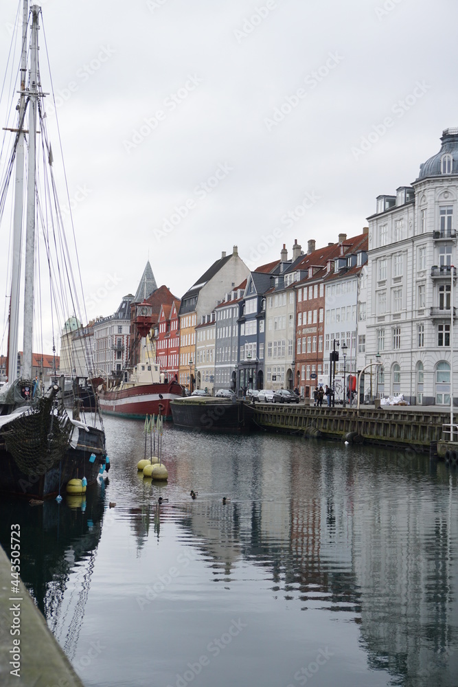 Obraz premium the town of copenhagen denmark