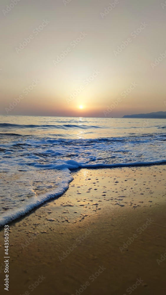 Fototapeta premium sunset at the beach