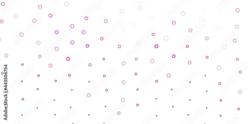 Light pink vector background with bubbles. Light pink vector background with bubbles.
