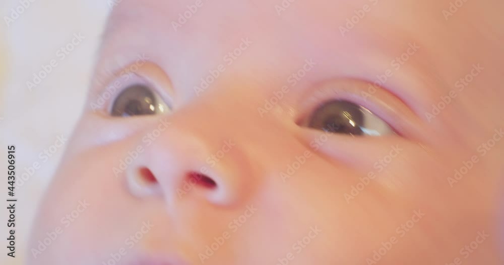 curious surprised look of a little cute baby.close-up. curious surprised look of a little cute baby.close-up.