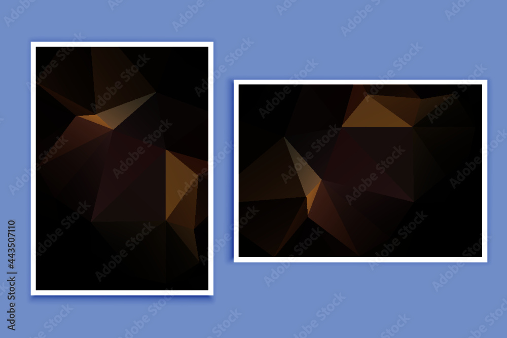 Fototapeta premium abstract textured polygonal background vector. Blurry triangle design. The pattern can be used for the background. 