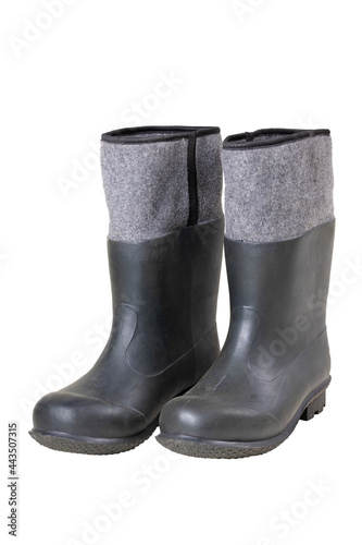Wallpaper Mural Rubber boots for production workers. Work clothes which workers working in the field are equipped with. Torontodigital.ca