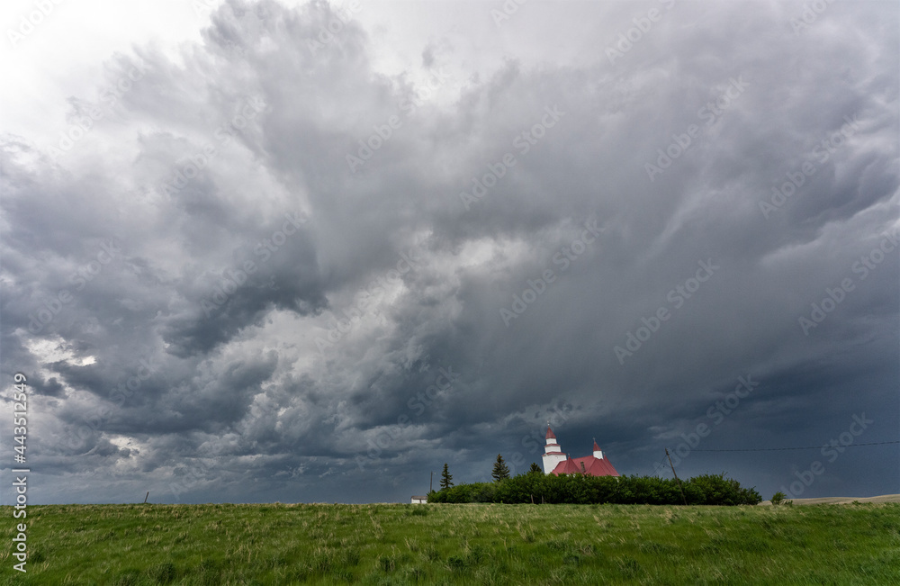 Obraz premium Prairie Storm Clouds