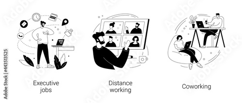 Job opportunity abstract concept vector illustrations.