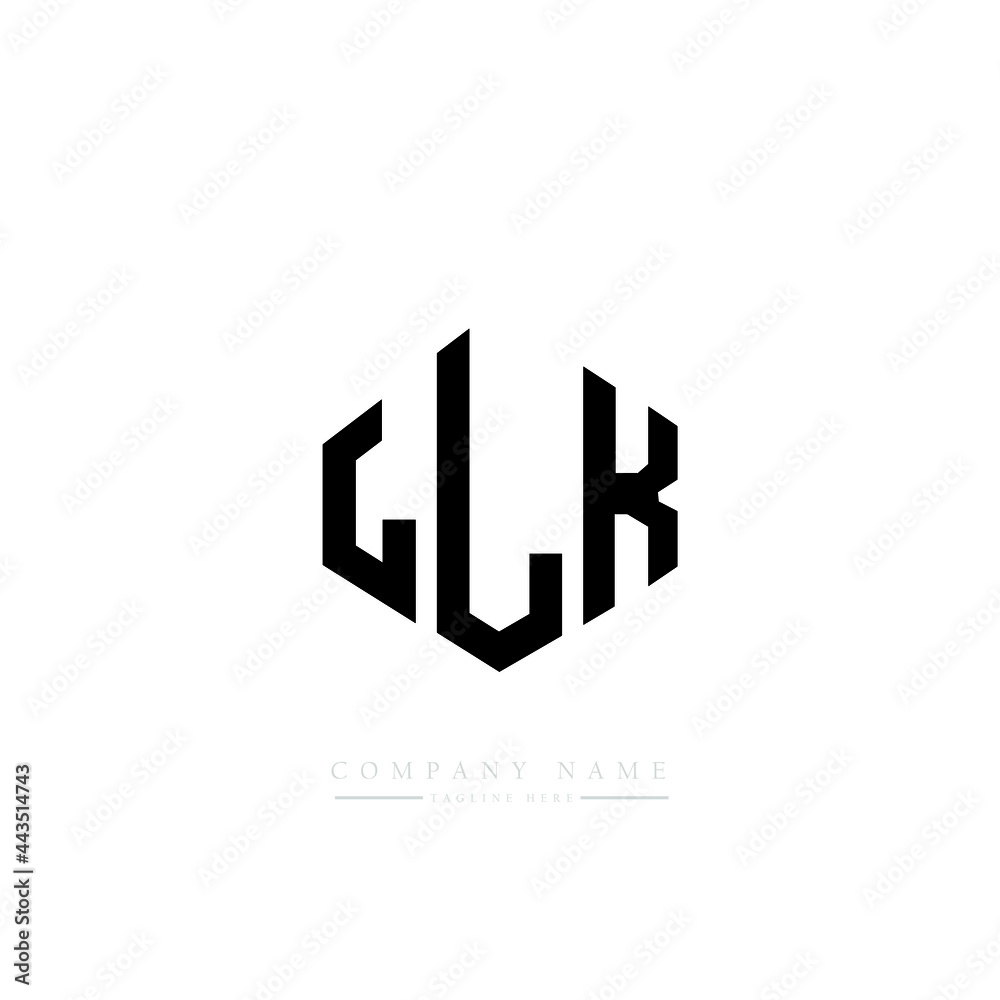 LLK letter logo design with polygon shape. LLK polygon logo monogram. LLK cube logo design. LLK hexagon vector logo template white and black colors. LLK monogram, LLK business and real estate logo. 