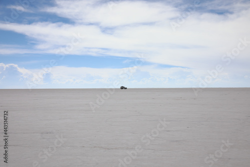 View of Salar de Uyuni salt flat  Bolivia