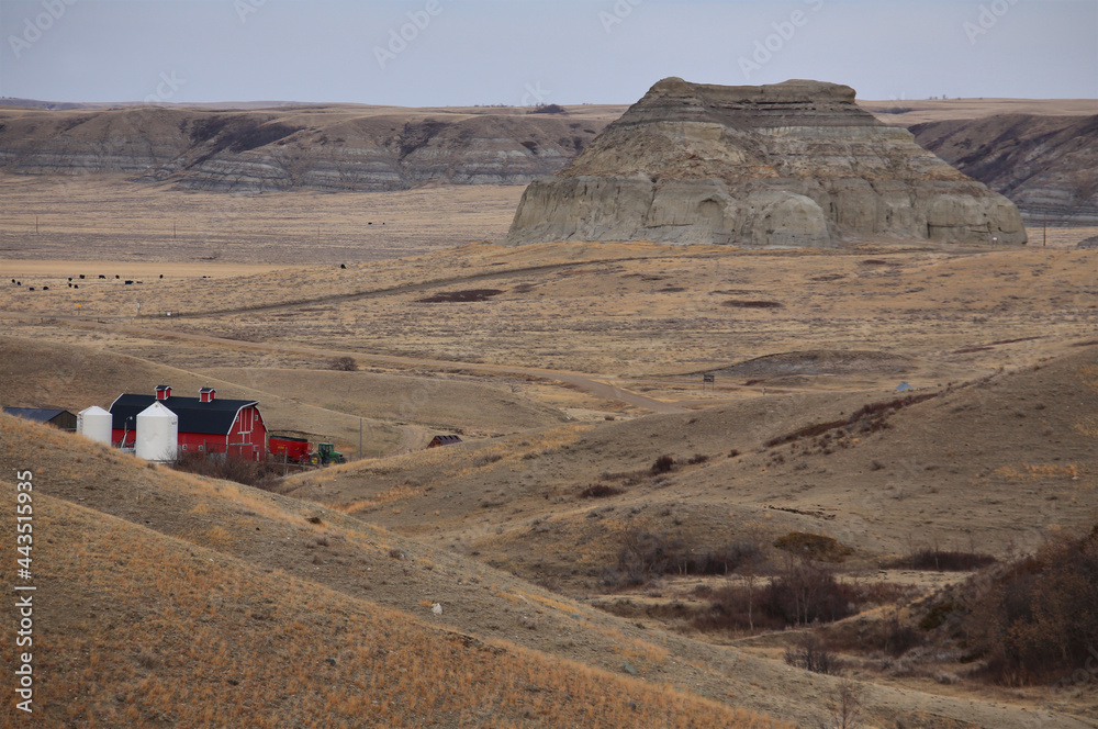 Badlands Saskatchewan Prairie