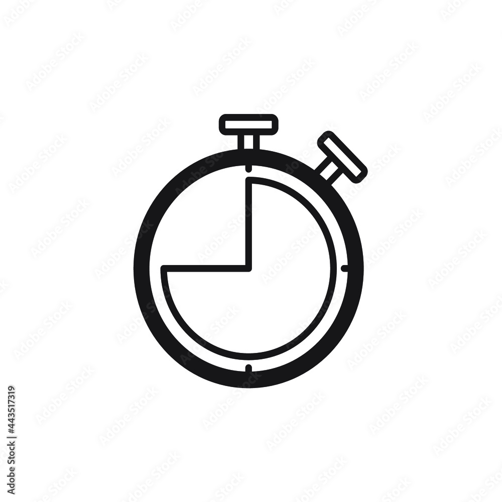Stopwatch icons symbol vector elements for infographic web Stopwatch icons symbol vector elements for infographic web