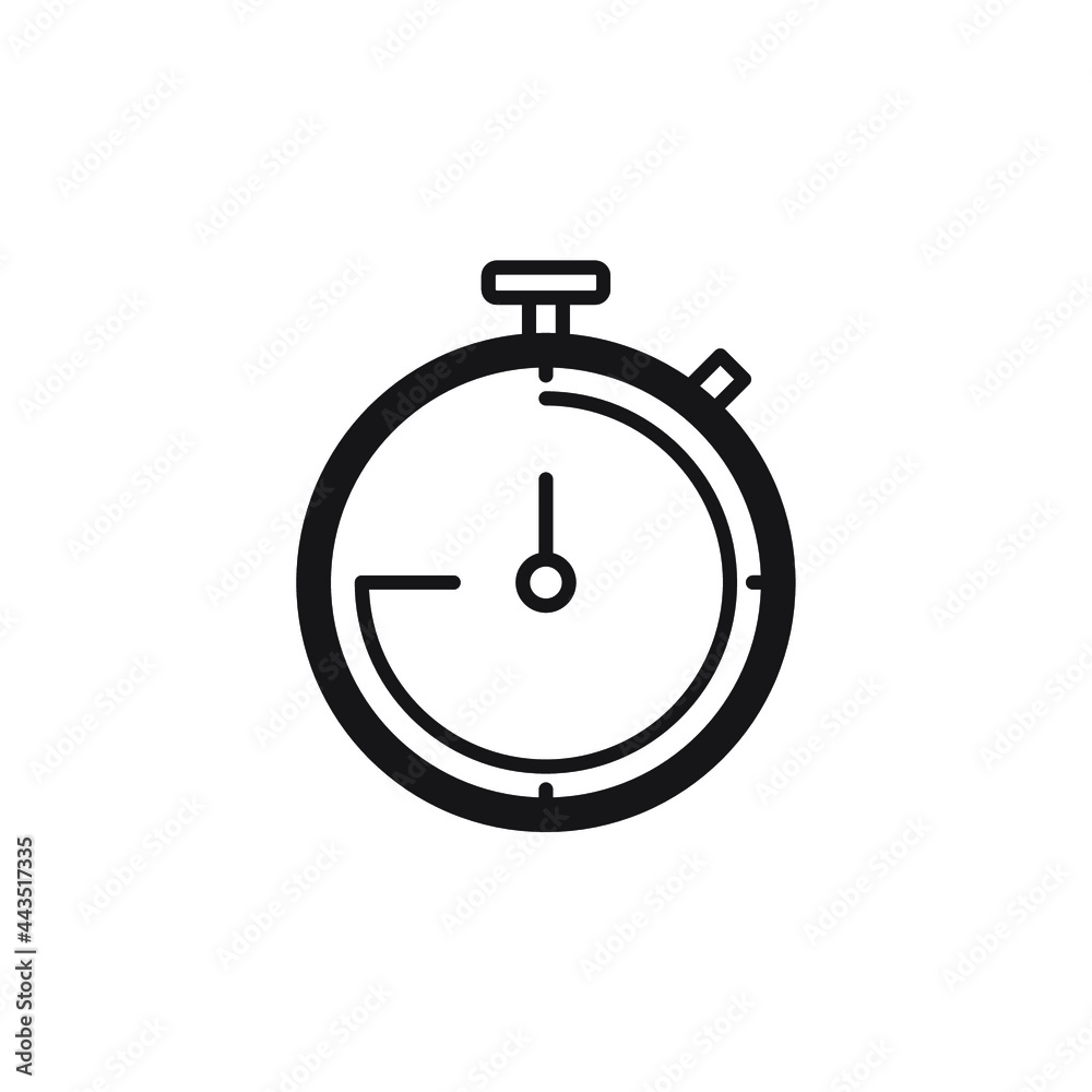 Stopwatch icons symbol vector elements for infographic web Stopwatch icons symbol vector elements for infographic web