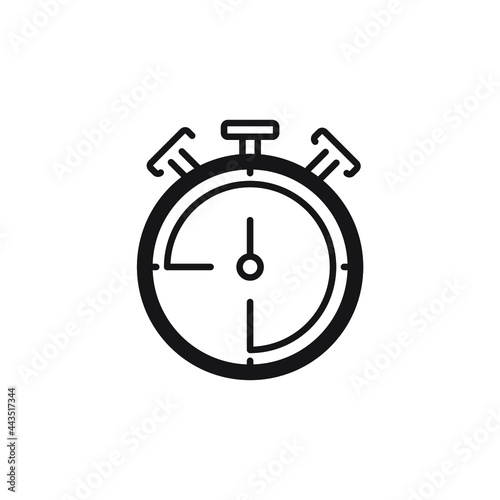 Stopwatch icons symbol vector elements for infographic web