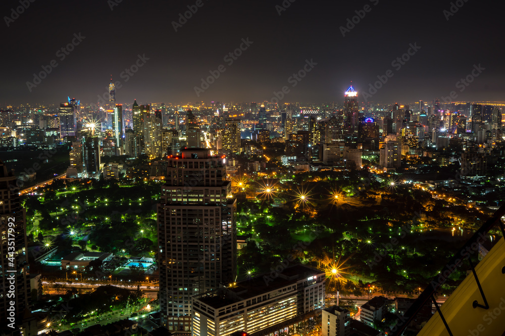 Obraz premium Bangkok nightscape