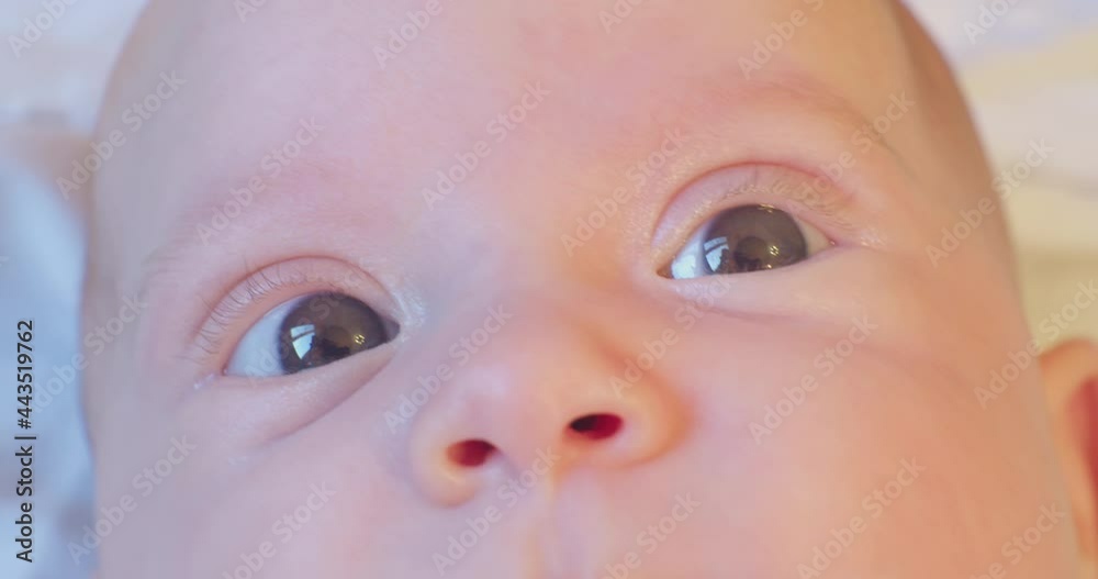 surprised look of a little funny cute baby.baby eyes close up. surprised look of a little funny cute baby.baby eyes close up.
