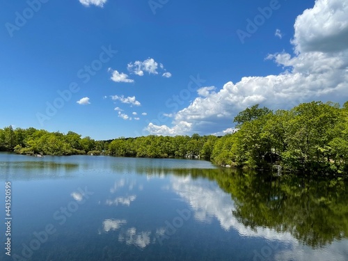 Fototapeta Naklejka Na Ścianę i Meble -  landscape with lake
