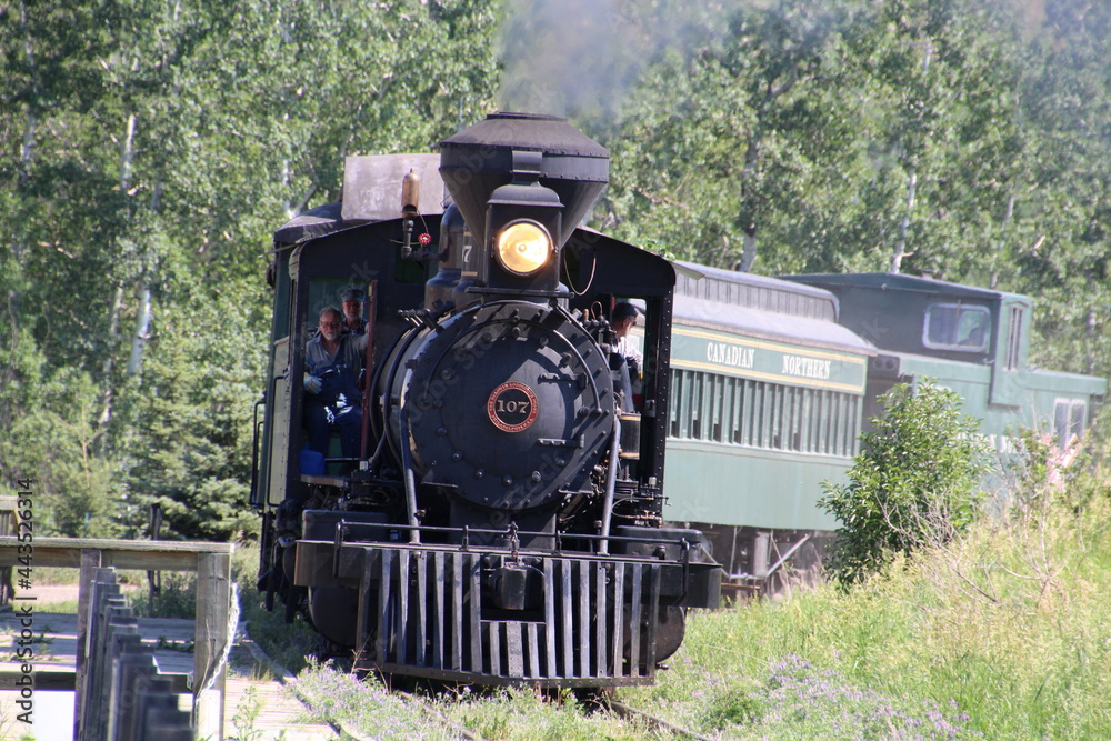 Old Locomotive, Fort Edmonton Park, Edmonton, Alberta Old Locomotive, Fort Edmonton Park, Edmonton, Alberta