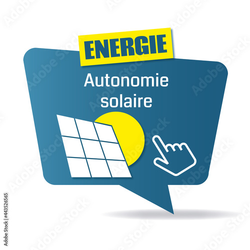 Logo autonomie solaire.