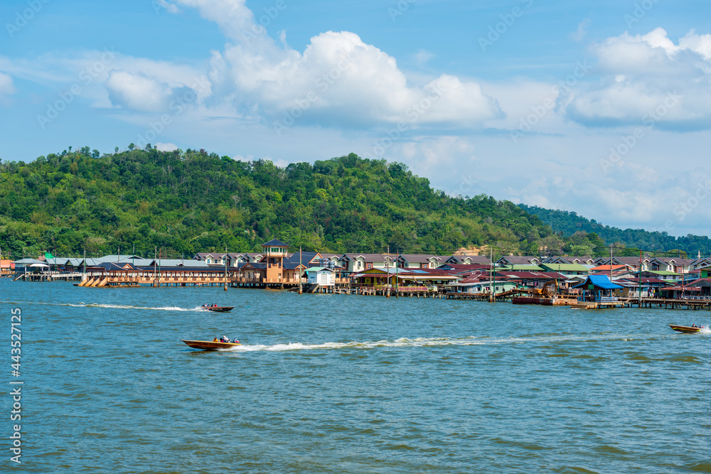 Fototapeta premium View of Kampong Ayer or Water Village, Brunei.
