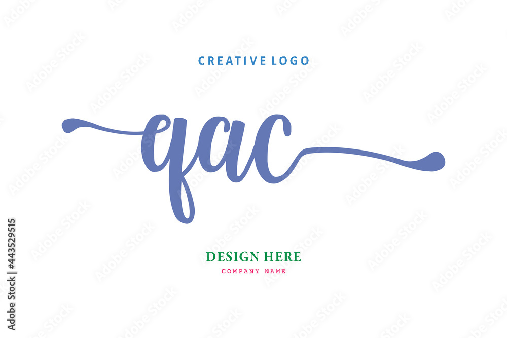 QAC lettering logo is simple, easy to understand and authoritative QAC lettering logo is simple, easy to understand and authoritative