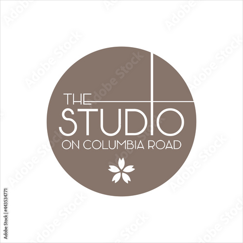 The Studio logo design template, vector illustration.